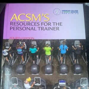 ACSM textbook bundle with review and prescriptions. Never used.